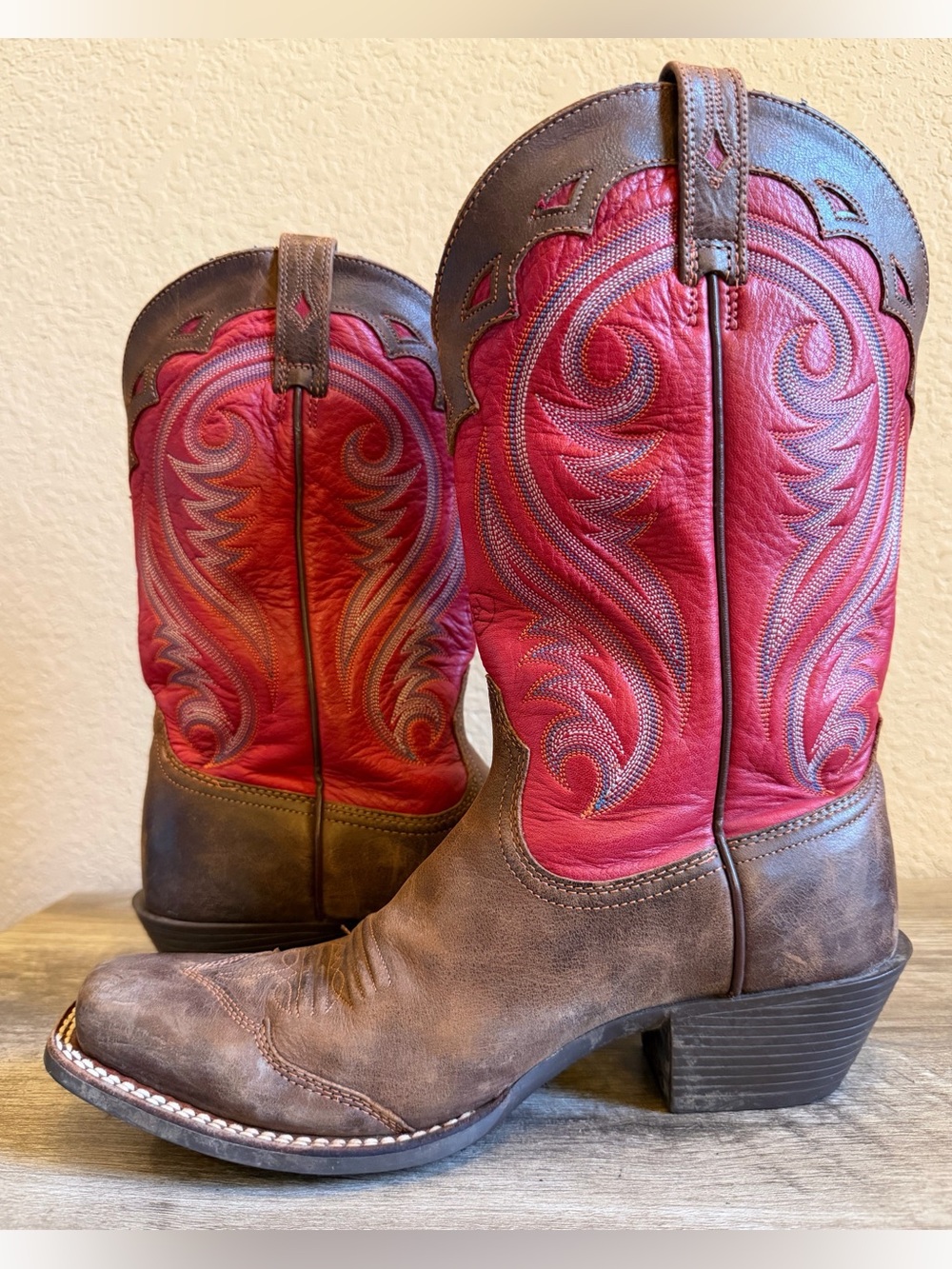 Ariat Legends Women’s Western Square Toe Cowboy Boots Size 9.5 B - Picture 10 of 15